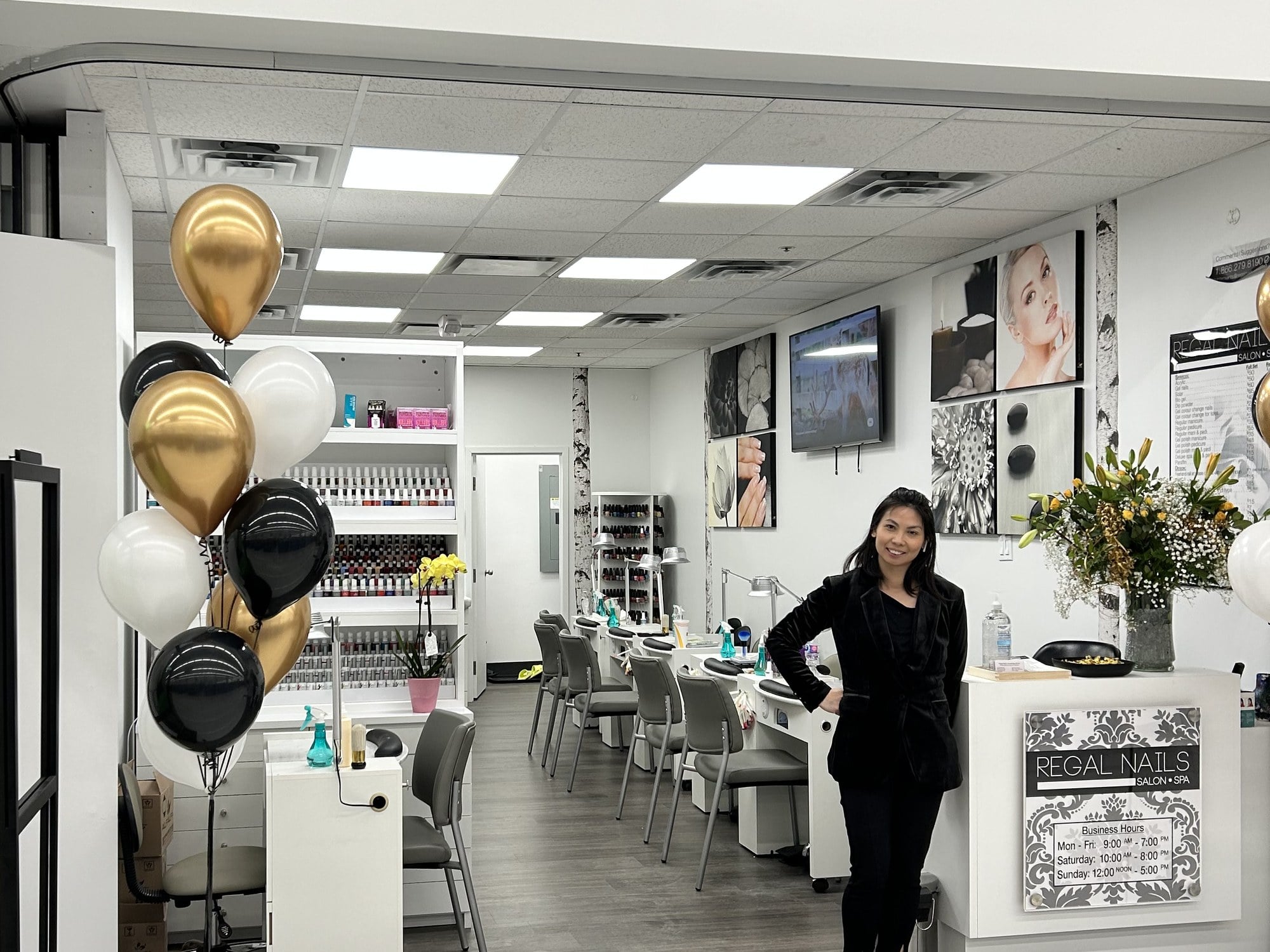 Our salon, inside the Walmart Supercentre